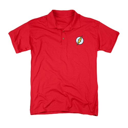 The Flash Embroidered Flash Patch Polo T-Shirt